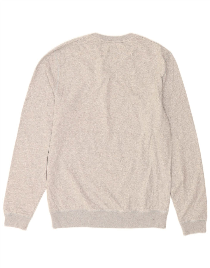 Jack Wills moletom gráfico masculino jumper pequeno algodão cinza
