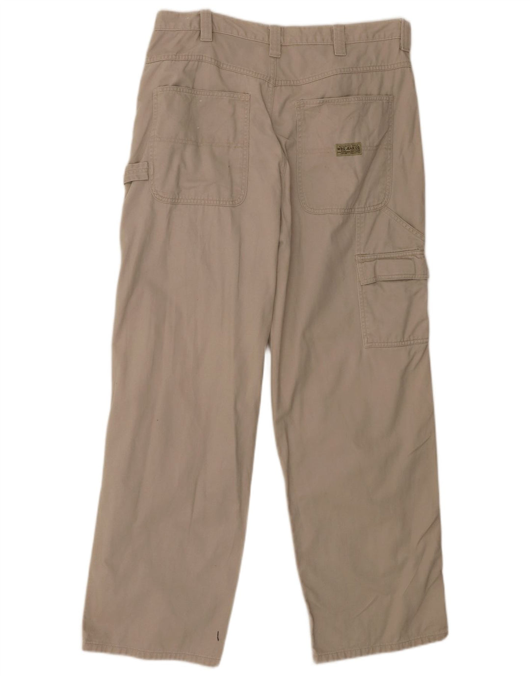 Calça casual reta masculina WRANGLER W34 L32 algodão bege
