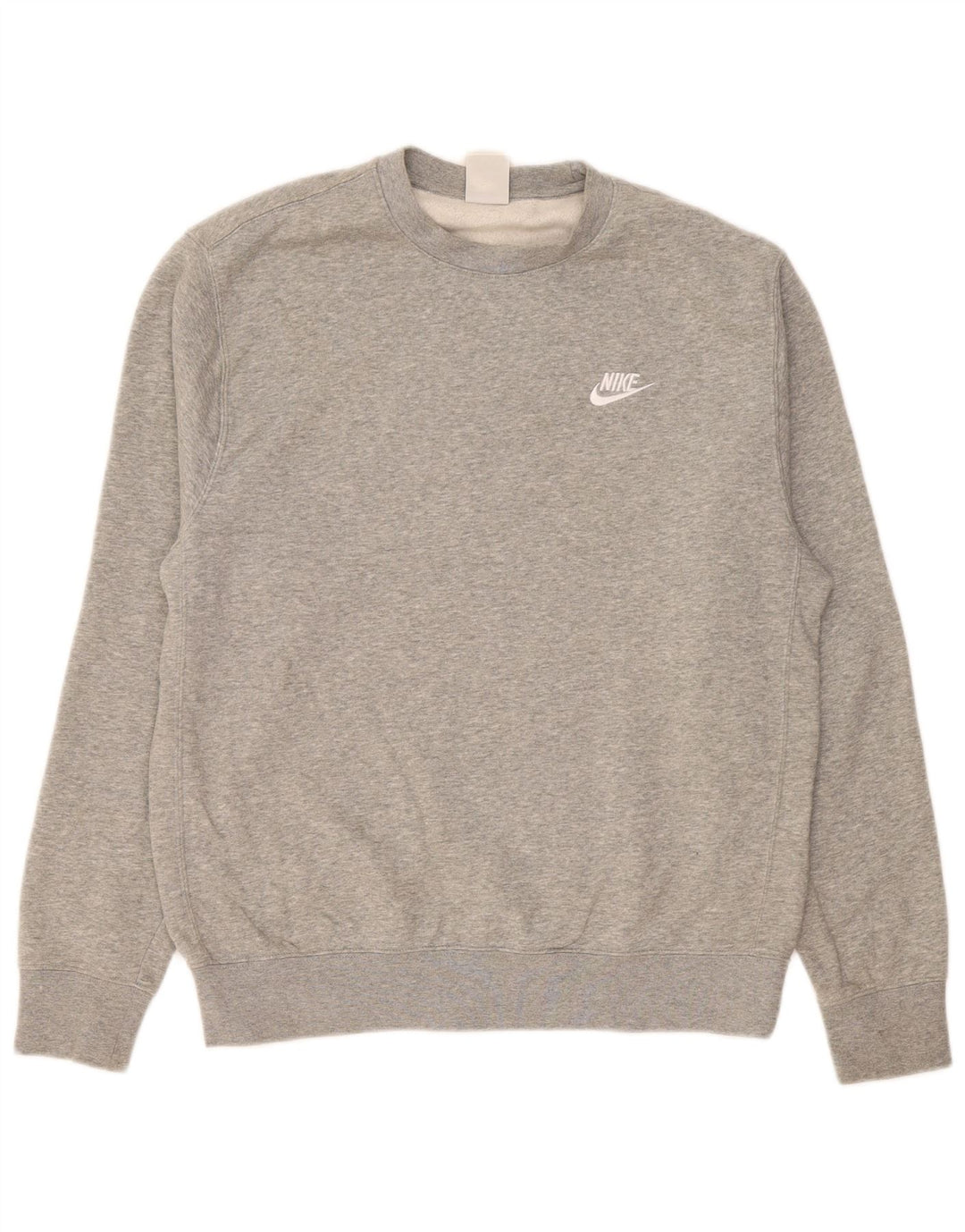 Nike Mens Moletom Jumper Médio Algodão Cinza