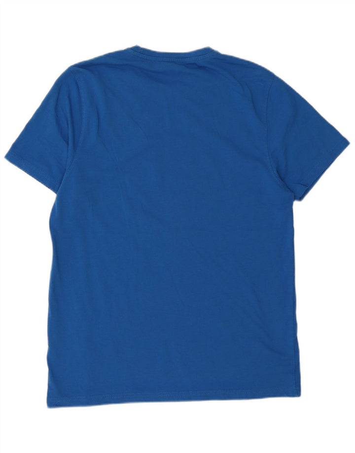 Camiseta gráfica masculina Mountain Warehouse algodão azul médio