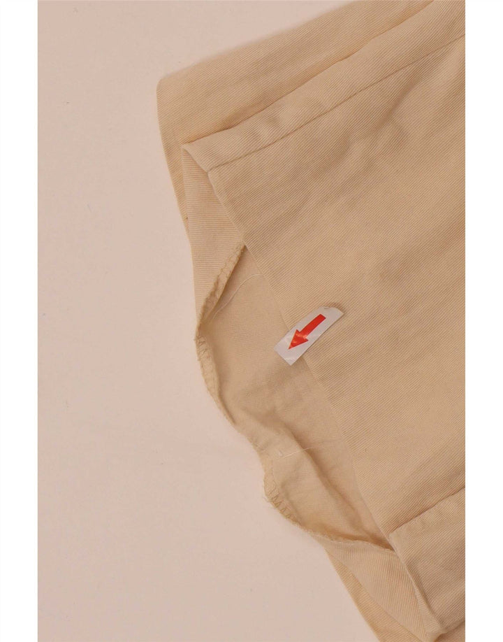 Zara Calça Chino Feminina Reta Médio W28 L32 Off White Lyocell
