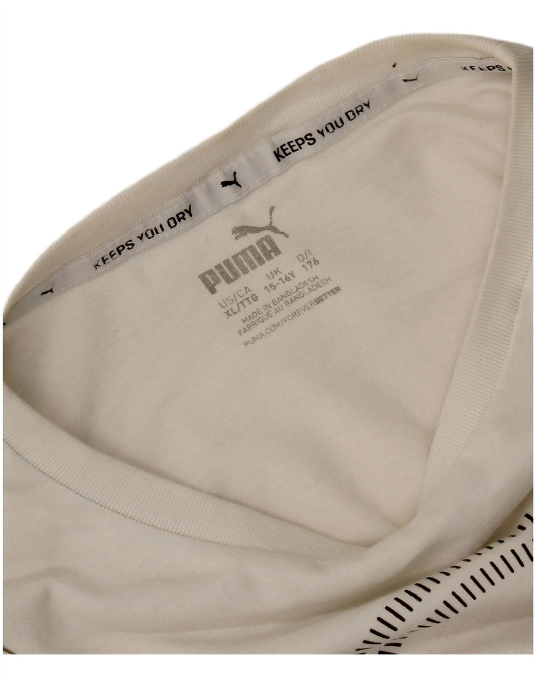 Camiseta Puma Menino Graphic 15-16 Anos Branco