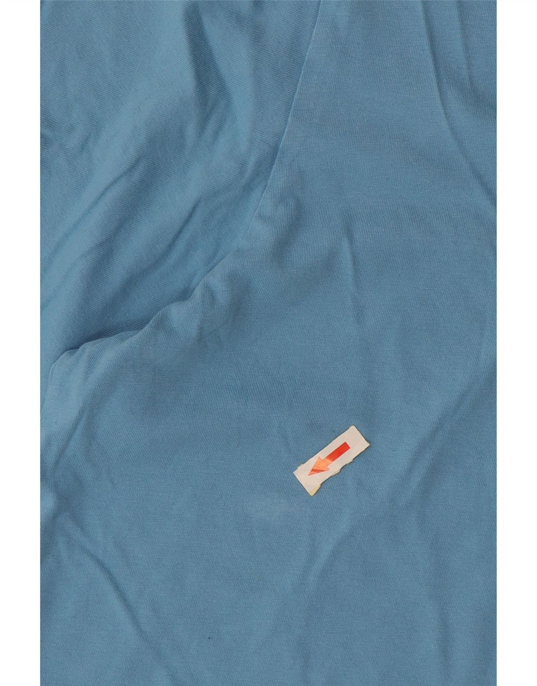 Adidas Mens Camiseta Top Grande Algodão Azul