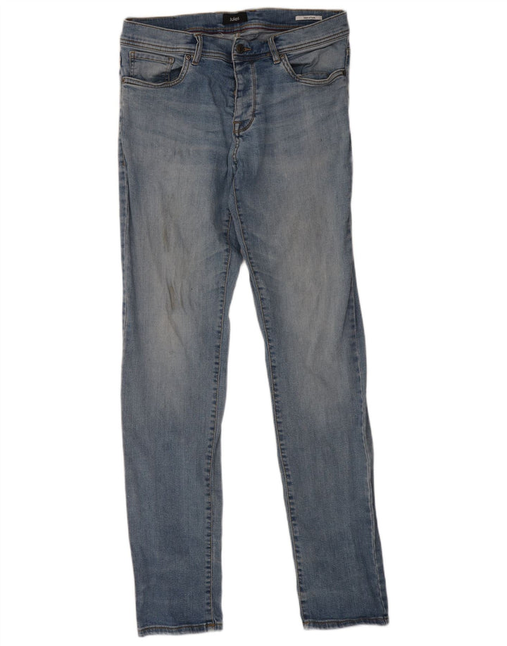 JULES Jeans feminino Tom Slim IT 42 médio W30 L32 algodão azul