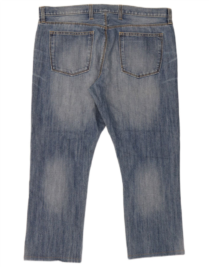 Gap Mens Slim Straight Jeans W38 L27 Azul Algodão