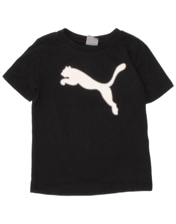 Camiseta Puma Boys Graphic Top 3-4 Anos Preto