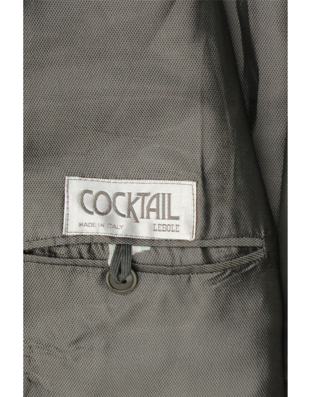 Jaqueta Blazer Lebole Masculina com 1 Botão Reino Unido 42 XL Preta