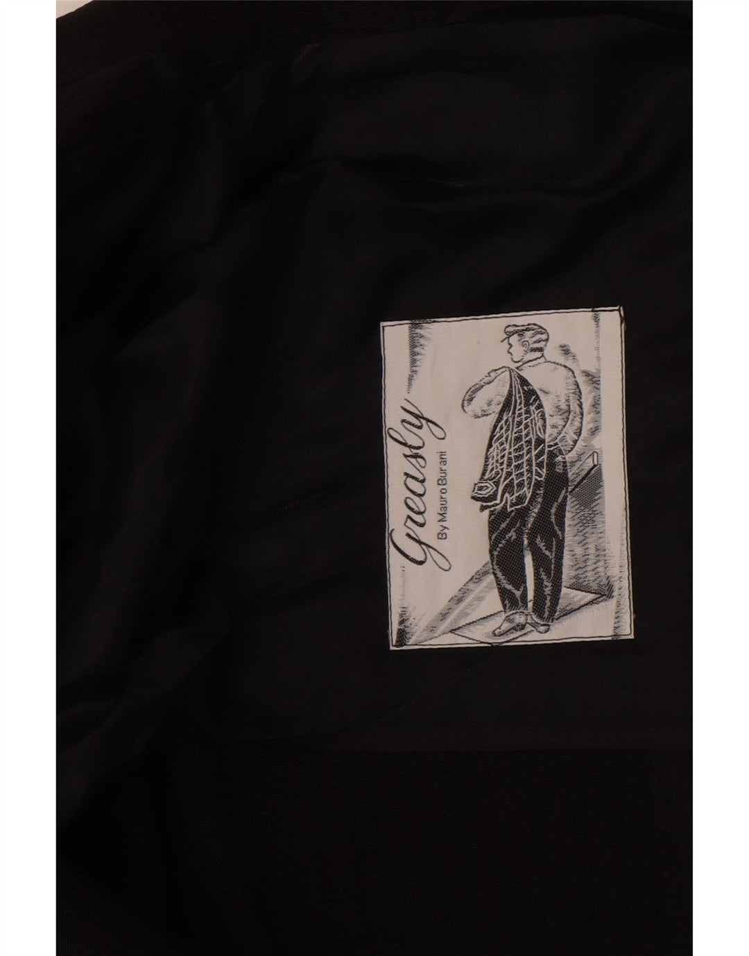 Jaqueta blazer masculina vintage com 1 botão Reino Unido 40 grande preta