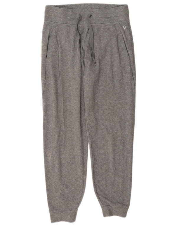 Calça esportiva feminina Marks & Spencer Joggers UK 10 pequena cinza manchada