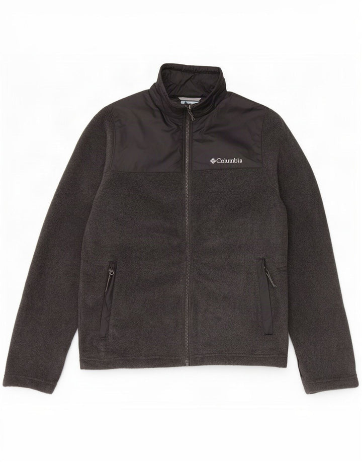 Jaqueta de lã masculina Columbia UK 34 XS poliéster cinza