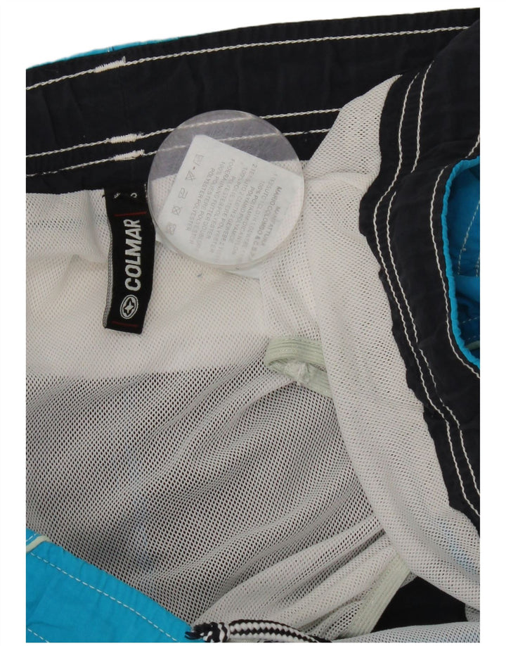 Calções de banho femininos Colmar IT 48 XL azul colorblock poliamida