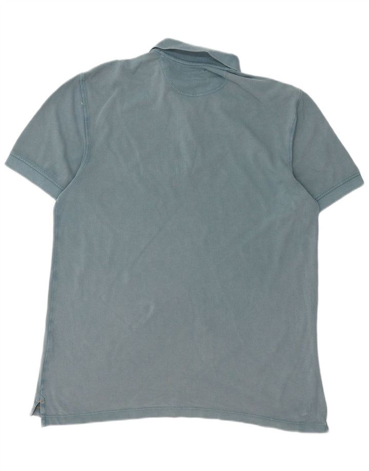 Camisa polo masculina WHITE STUFF XL algodão azul