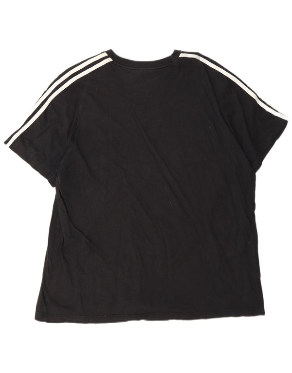 Camiseta masculina Adidas Top 2XL algodão preto