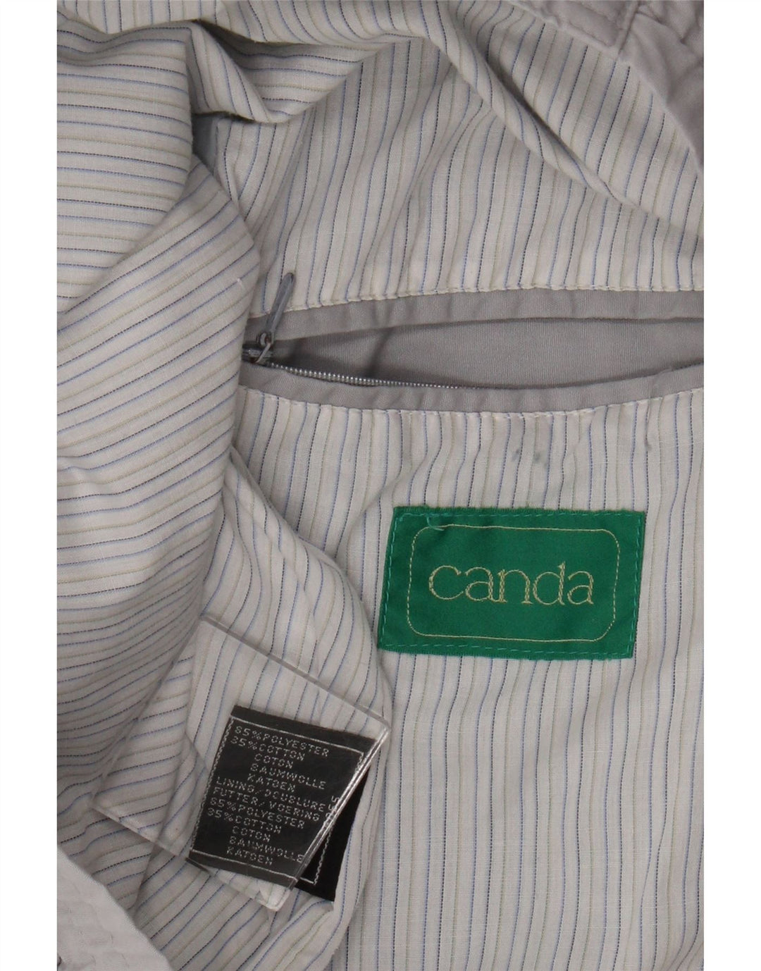 Jaqueta bomber masculina Canda UK 42 XL azul poliéster