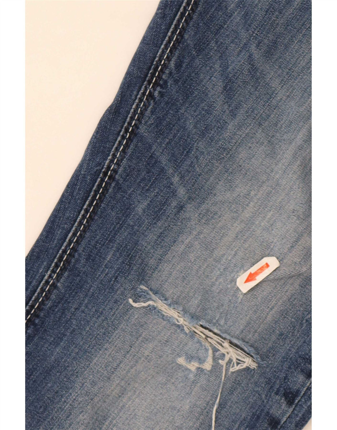 Gas Mens Slim Jeans W36 L34 Azul Algodão