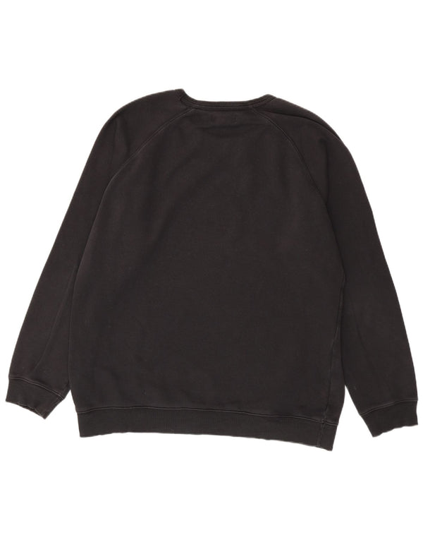 Adidas Mens Graphic Moletom Jumper XL Algodão Preto