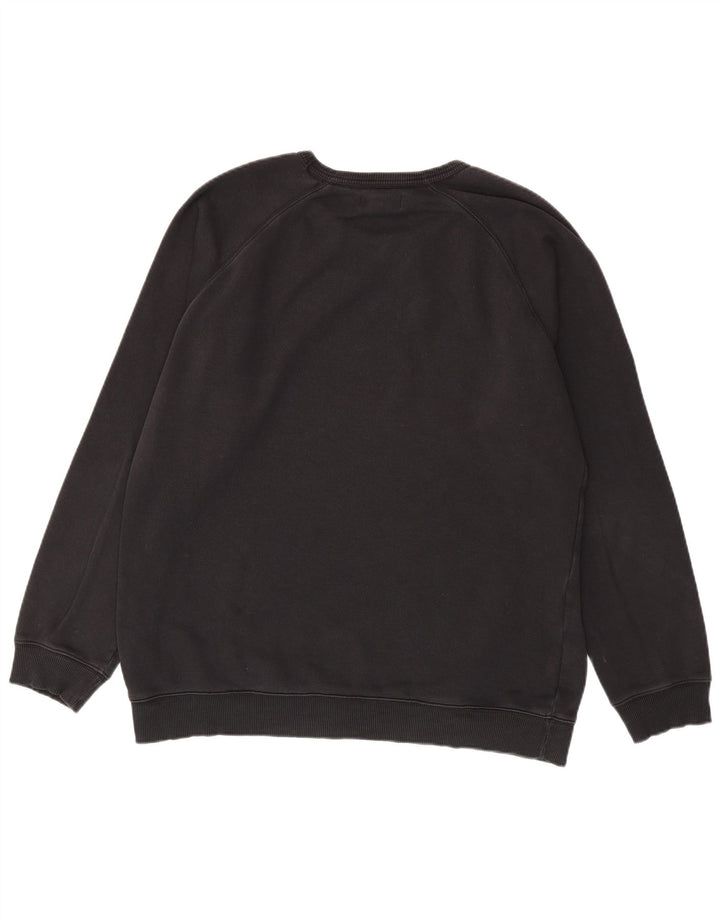 Adidas Mens Graphic Moletom Jumper XL Algodão Preto