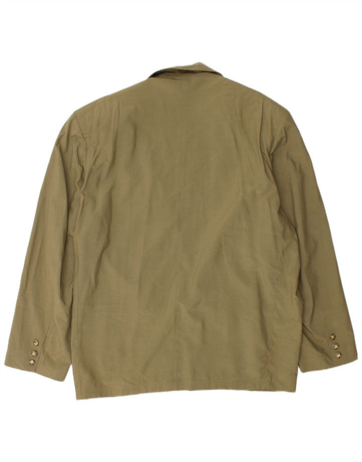 Jaqueta blazer masculina LEGEND com 1 botão Reino Unido 42 XL cáqui