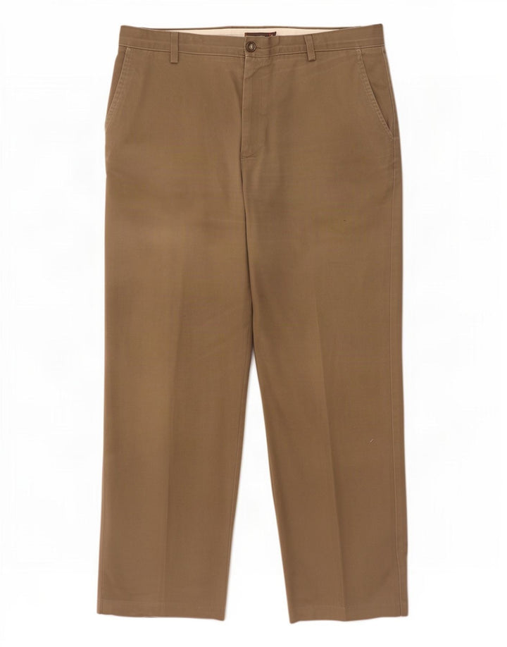 Calça cargo masculina Dockers reta W38 L32 algodão cáqui
