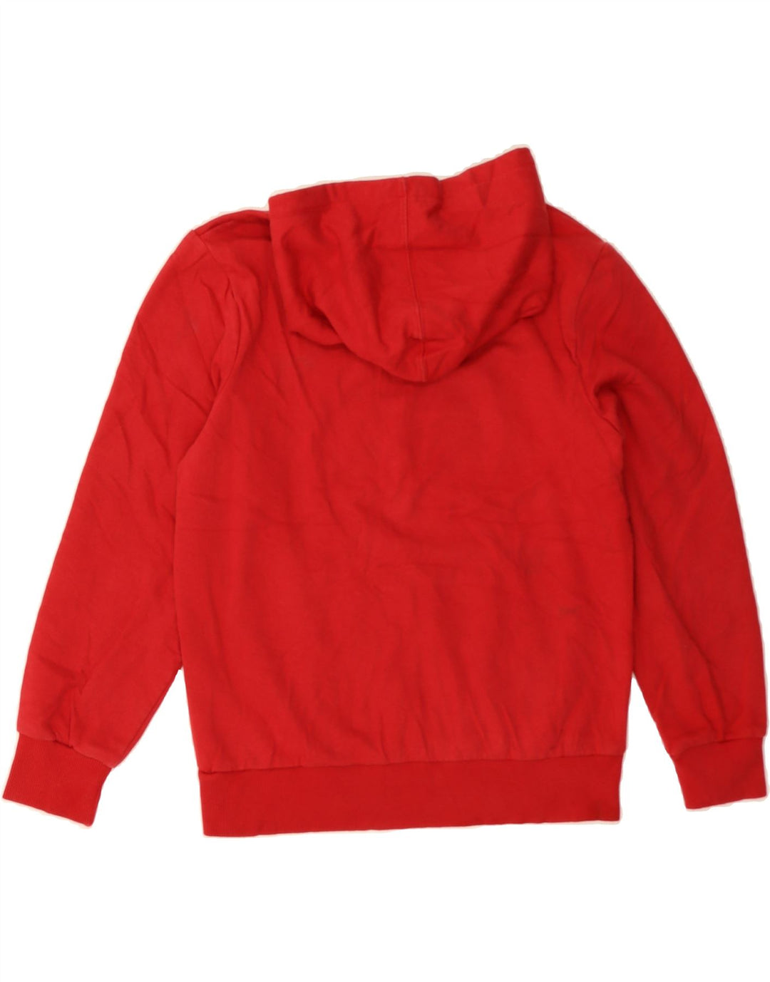 LEVI'S Boys Graphic Hoodie Jumper 12-13 Years Large Red Cotton Vintage Levi's and Second-Hand Levi's from Messina Hembry 