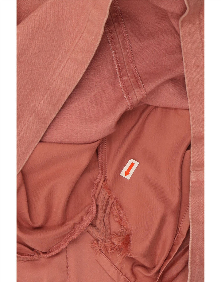 Saia jeans feminina BODEN W26 pequeno algodão rosa