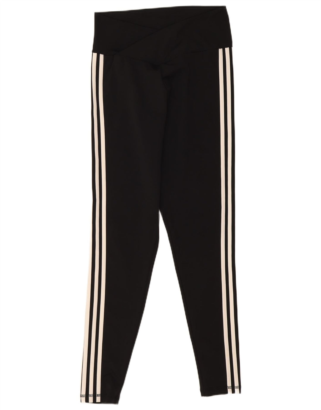 Leggings Adidas Mulher UK 16/18 Grande Poliéster Preto