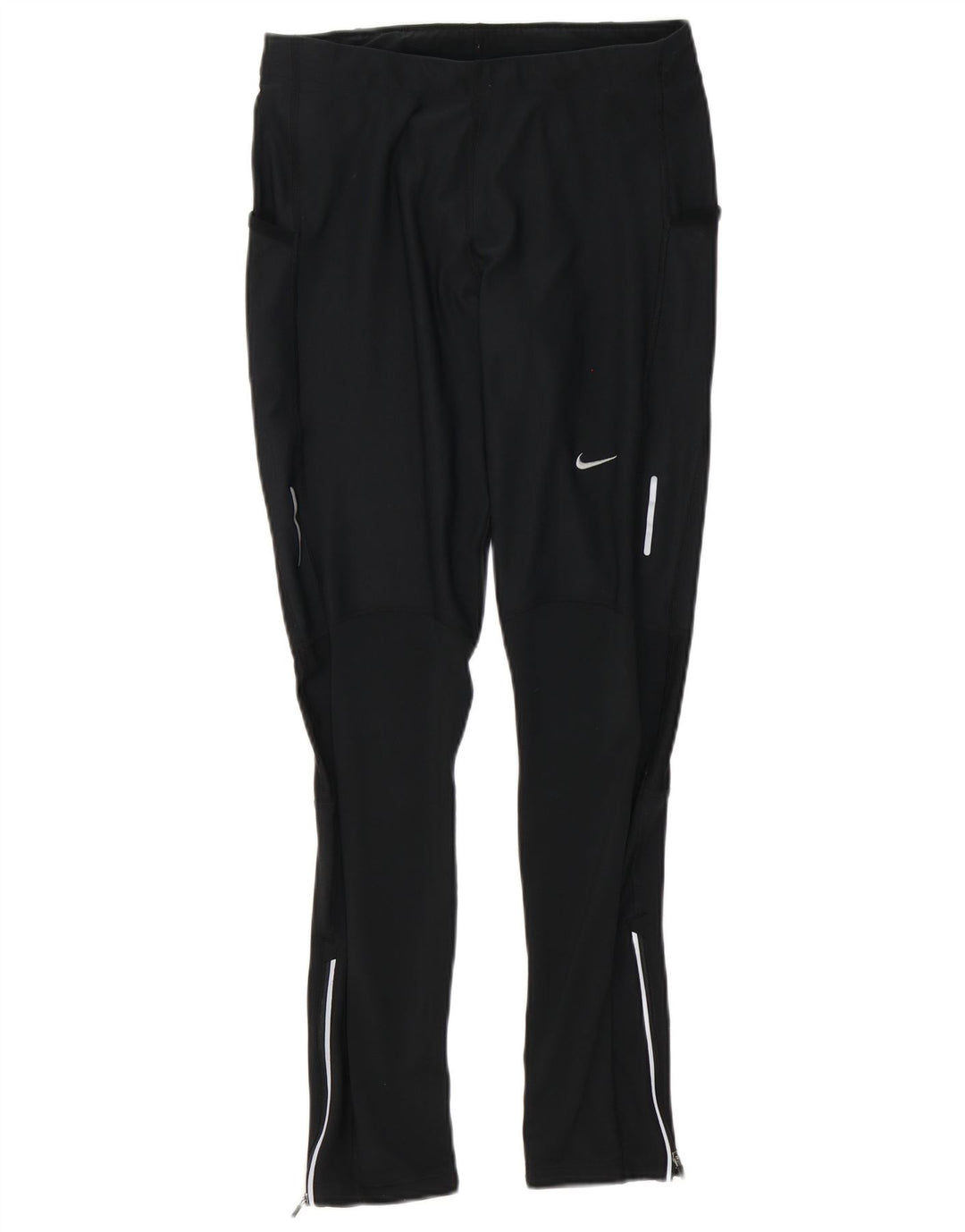 Leggings de corrida femininos Nike UK 14 poliéster preto grande
