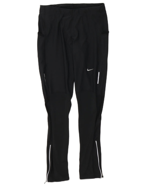 Leggings de corrida femininos Nike UK 14 poliéster preto grande