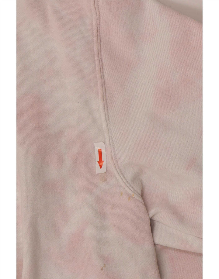Suéter gráfico feminino Billabong UK 14 médio rosa tie-dye