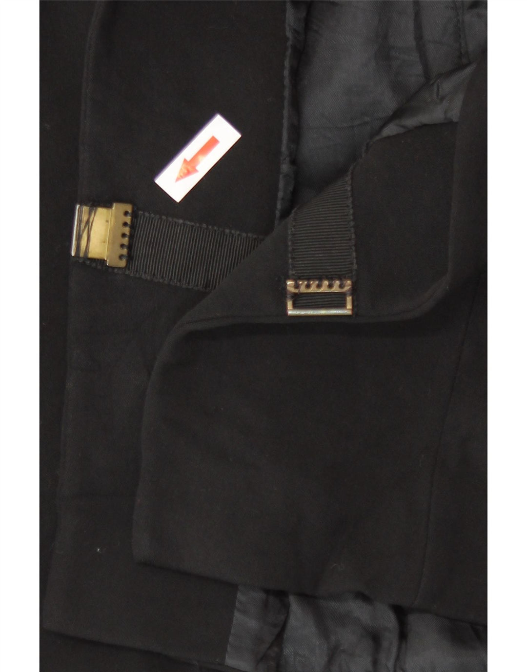 Jaqueta Valentino Feminina Roma Open Blazer Reino Unido 4 XS Lã Preta