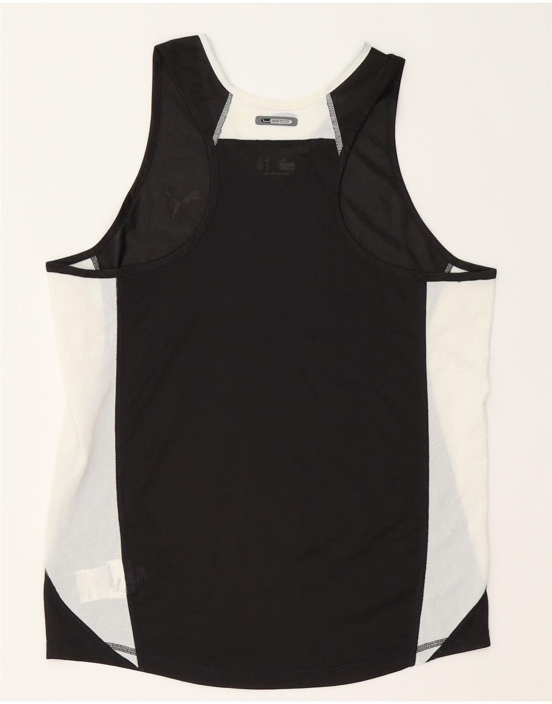 Puma masculino colete top médio preto colorblock poliéster