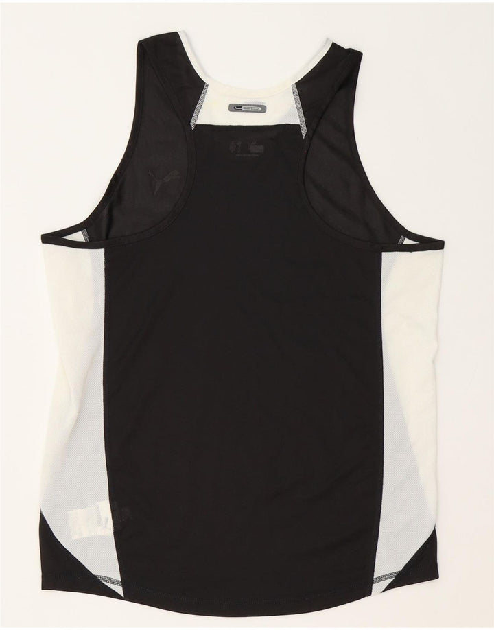 Puma masculino colete top médio preto colorblock poliéster