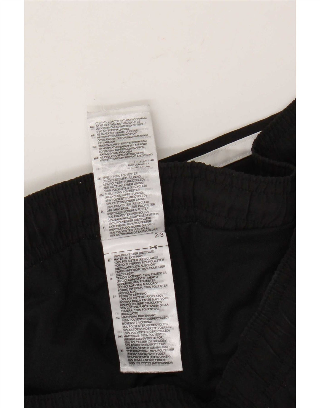 Adidas Mens Treino Calças Joggers Médio Poliéster Preto