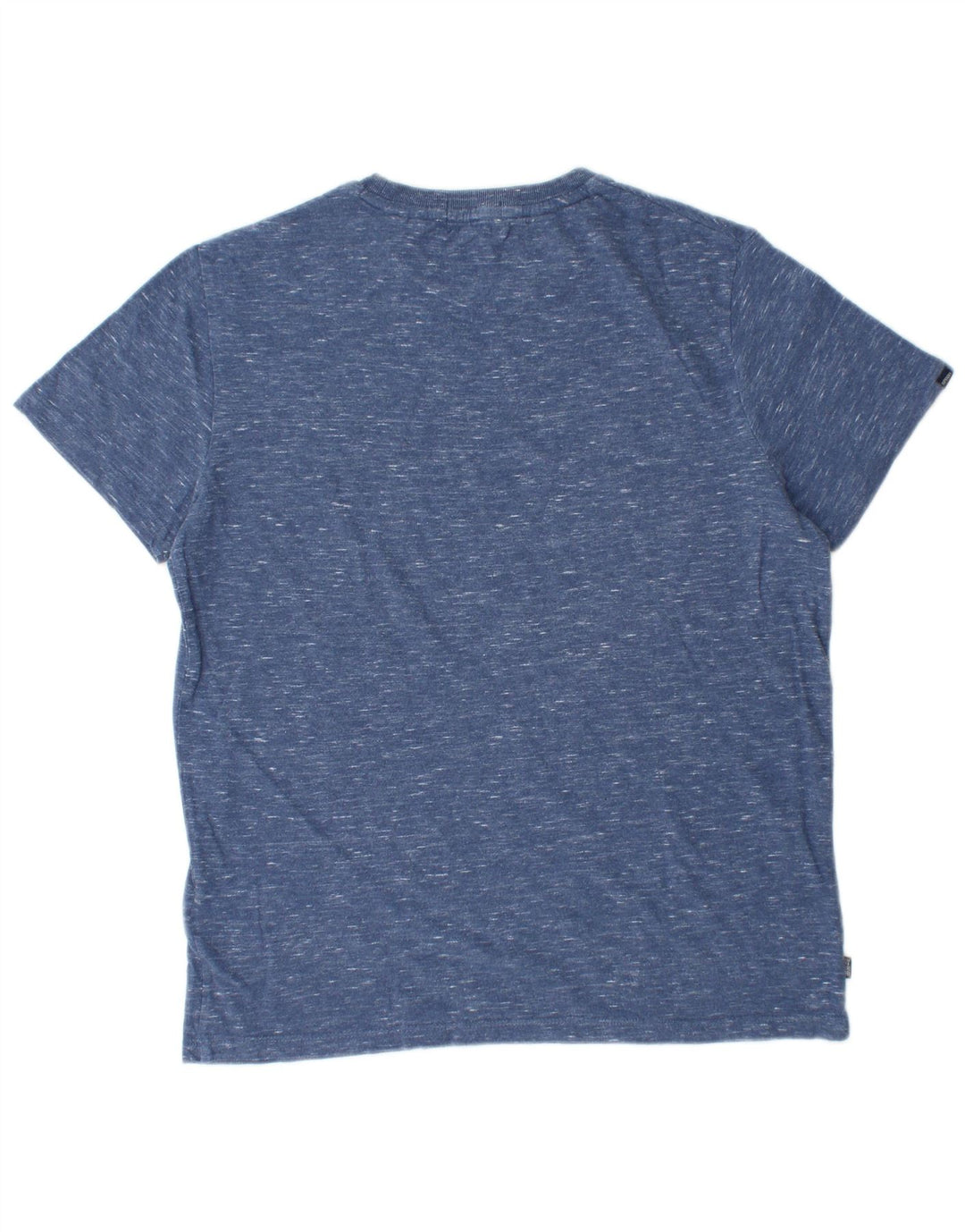 Camiseta masculina SUPERDRY Top médio algodão azul