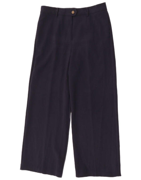 Calça feminina Marks & Spencer UK 14 grande W32 L30 azul marinho