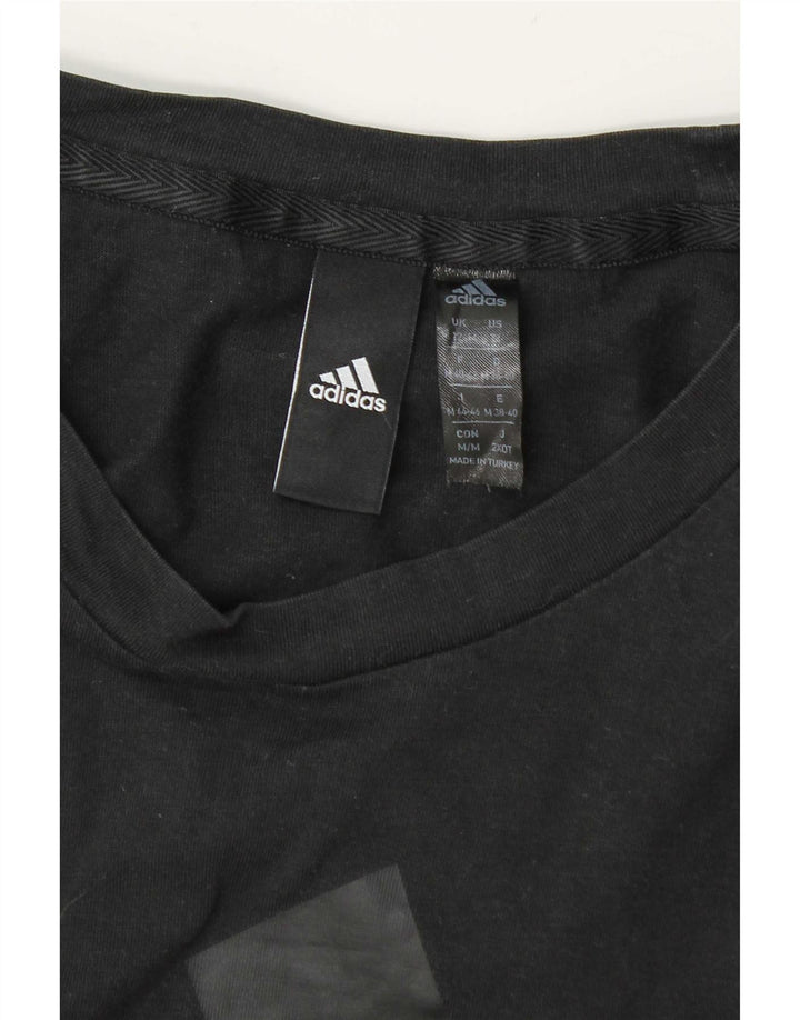 Camiseta Adidas Feminina Graphic UK 12/14 Cinza Médio