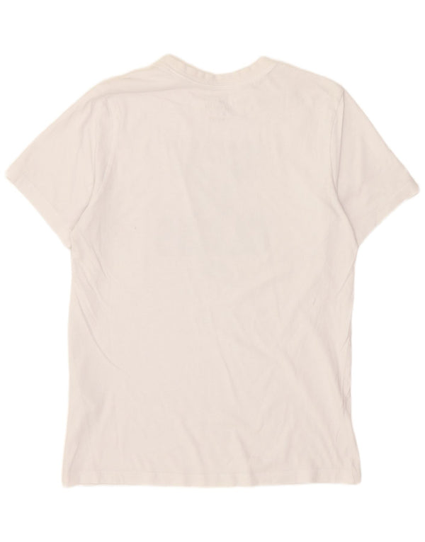 Camiseta Nike masculina gráfica Top médio algodão branco