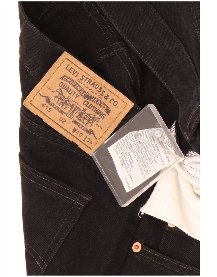 Jeans Levi's 615 Straight Masculino W40 L31 Algodão Preto