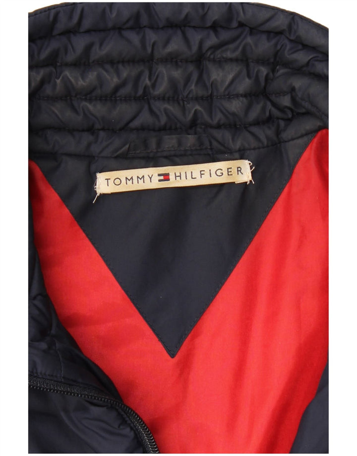 Jaqueta acolchoada feminina TOMMY HILFIGER UK 18 XL azul marinho
