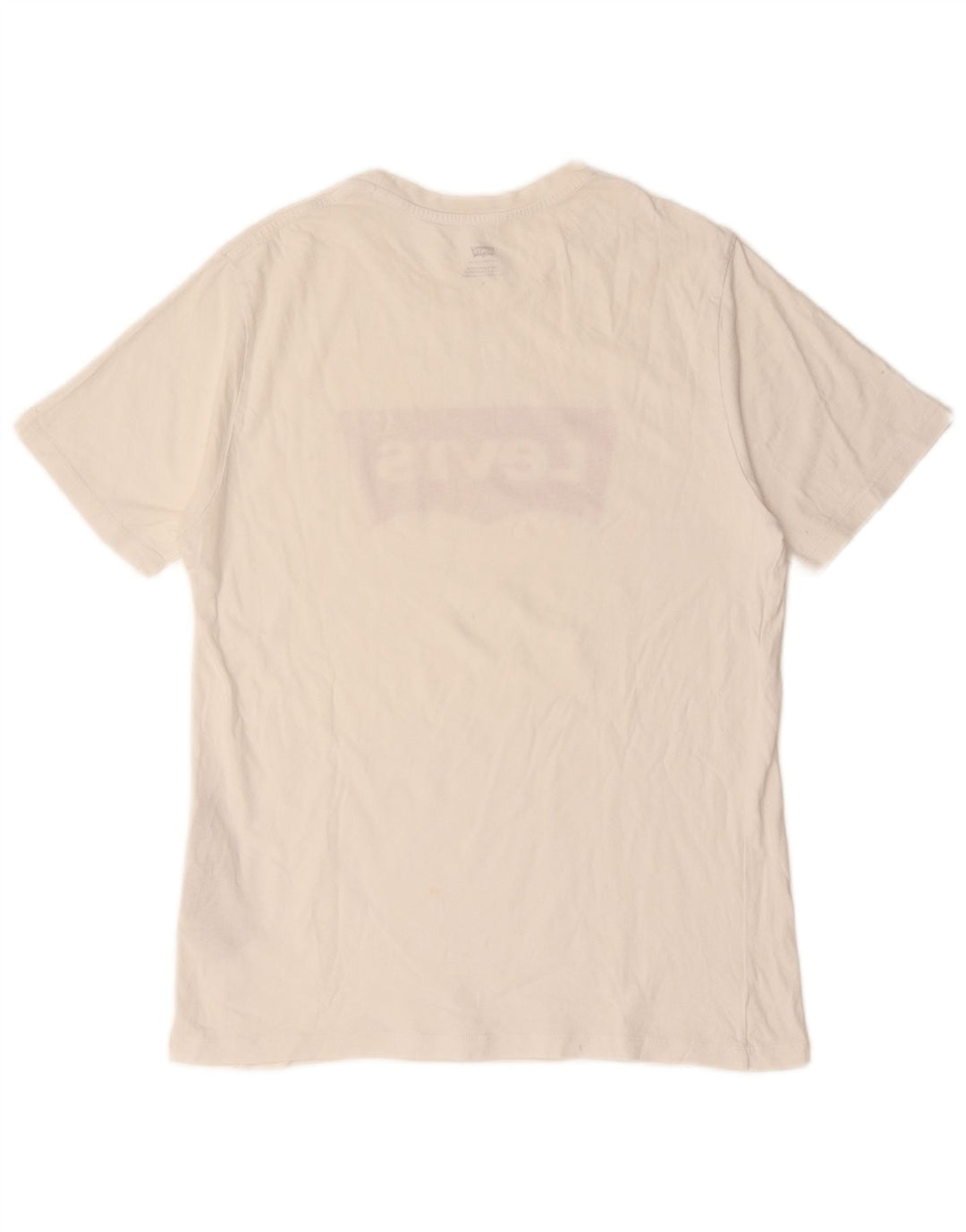 Camiseta gráfica masculina Levi's Top médio algodão branco
