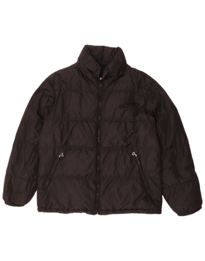 Jaqueta acolchoada masculina Ellesse UK 38 poliamida preta média