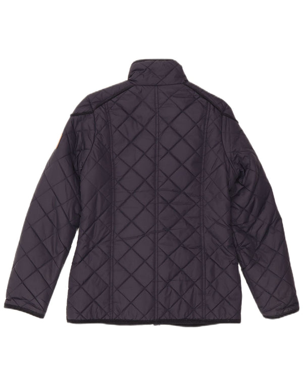 Jaqueta acolchoada feminina Puffa UK 6 XS azul marinho poliamida