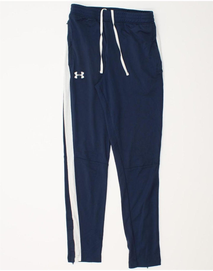 Calça de treino masculina UNDER ARMOUR médio azul marinho colorblock