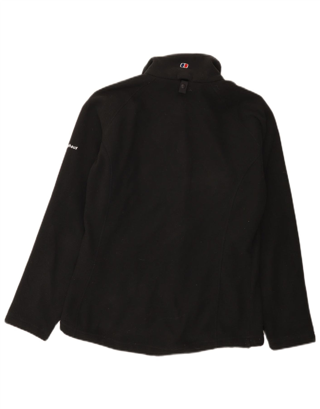 Jaqueta feminina de lã com forro Berghaus UK 10 poliéster preto pequeno