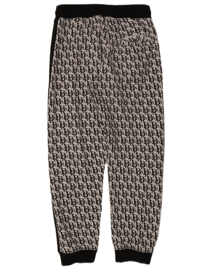 BLACK SQUAD masculino gráfico regular ajuste agasalho completo XL branco colorblock