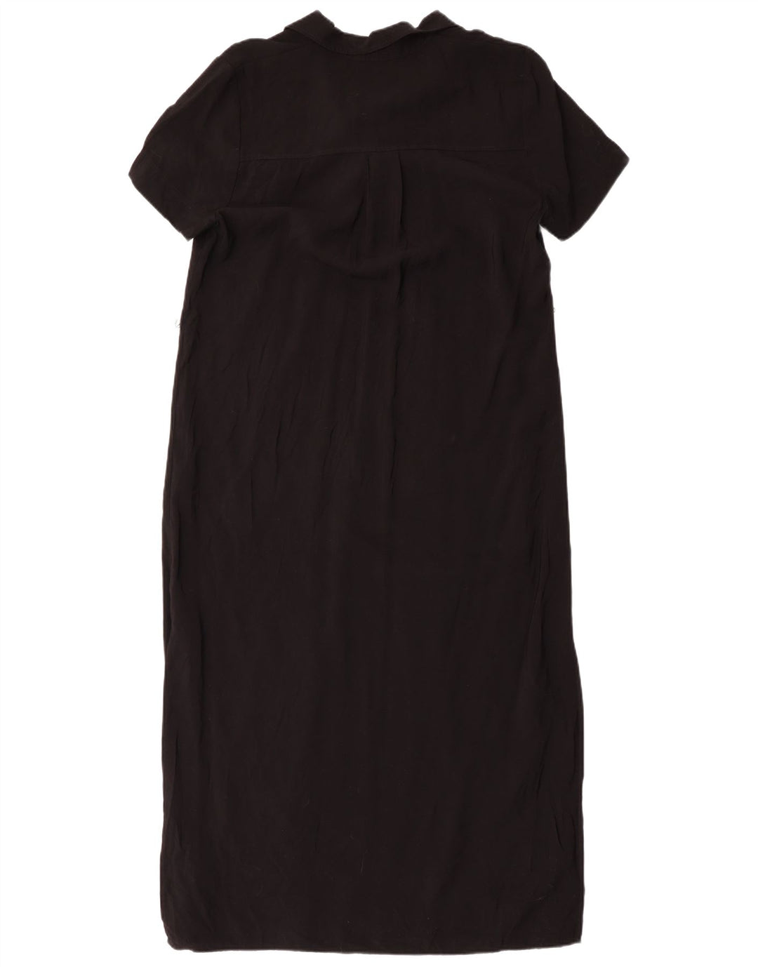 WHISTLES Vestido maxi feminino UK 12 viscose preta média