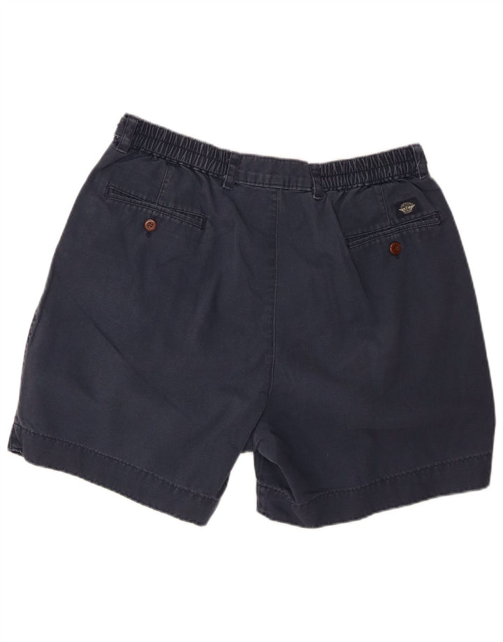 DOCKERS Masculino Pegged Chino Shorts W34 Grande Algodão Azul Marinho