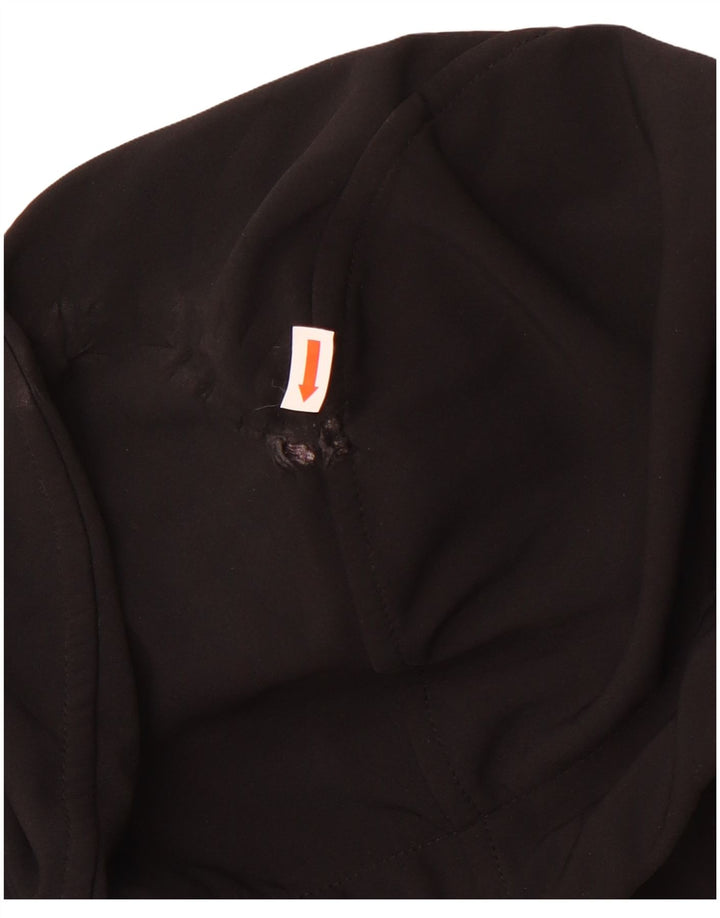 Jaqueta corta-vento masculina CMP com capuz UK 40 grande poliéster colorblock preto