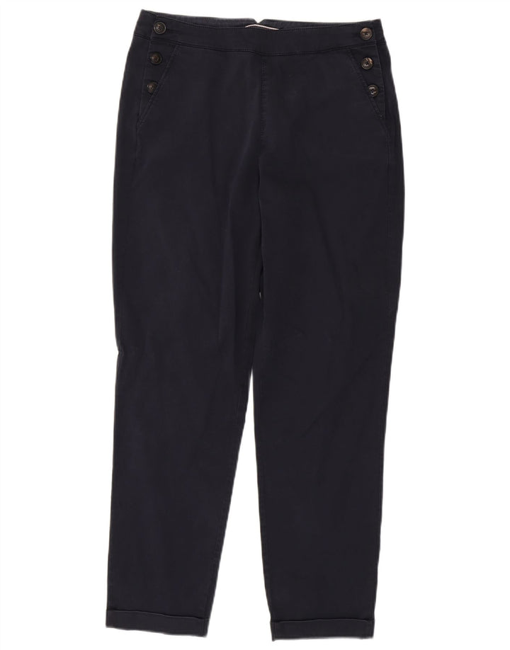 Calça Chino Mulher MASSIMO DUTTI EU 38 Pequeno W28 L28 Azul Marinho