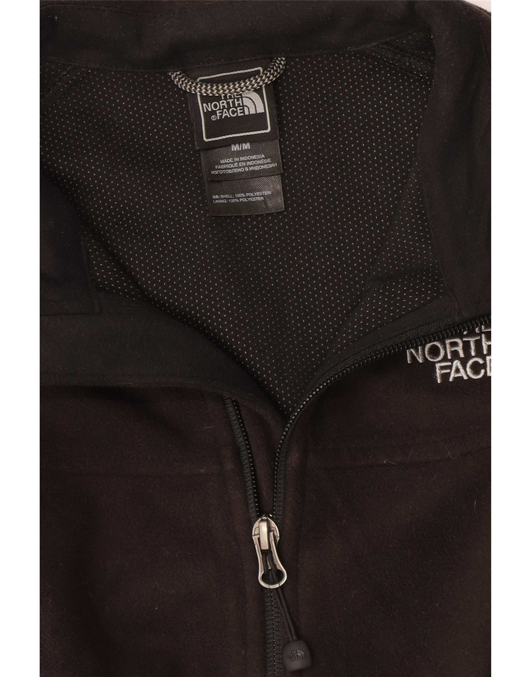 Jaqueta de lã feminina The North Face UK 12 poliéster preto médio